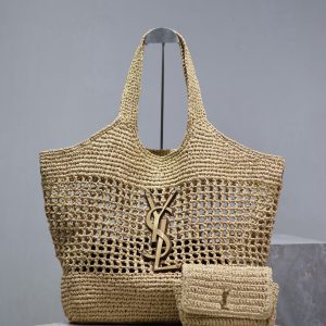 Yves Saint Laurent woven bag