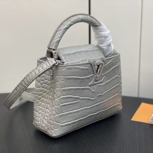 Crocodile leather Louis Vuitton handbag