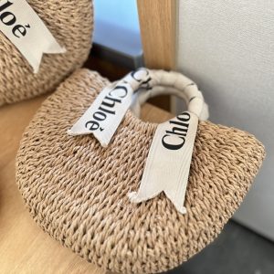 Brand straw bag