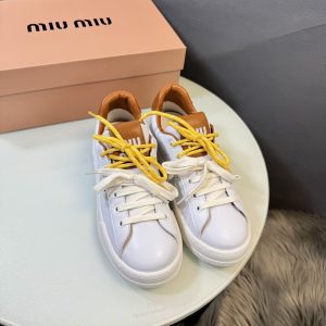 Miu Miu little white shoes