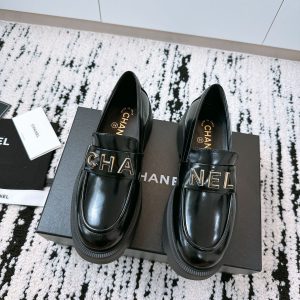 Chanel leather shoes