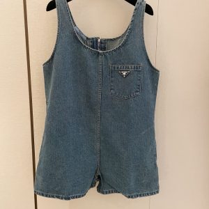 prada denim dress