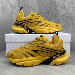 Dior yellow sneakers