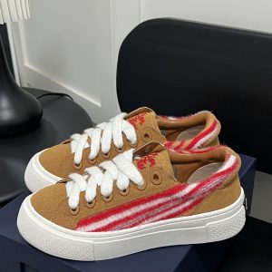 Dior brown canvas shoes