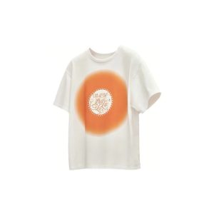 HERMES Hermes SS22 Letter Logo Printed Cotton Jersey T-Shirt Women's White