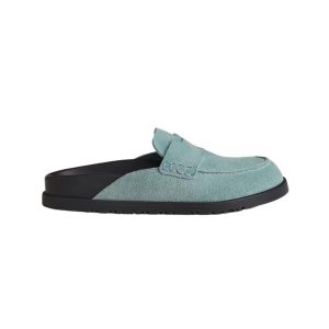 HERMES Hermes Slingback T-shirt Fashion Sandals Women's Blue