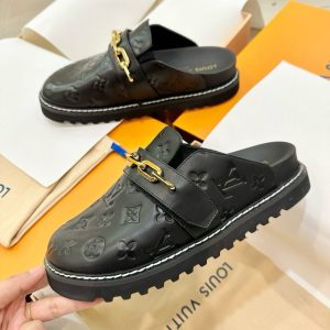 lv black bubble shoes