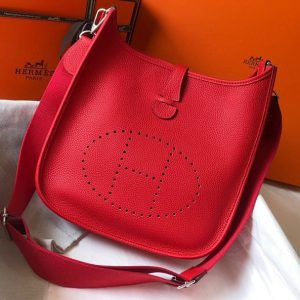 Brand women's fashion large capacity bag red