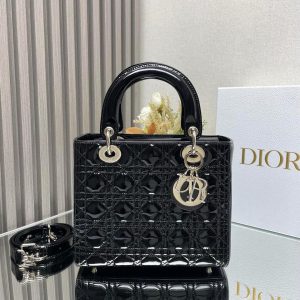 Dior Fashion Women's Princess Diana Bag Black