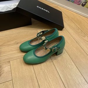 Chanel leather shoes