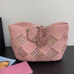 Chanel woven crossbody bag