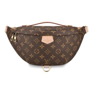 LOUIS VUITTON Bumbag Classic Monogram All-match Cool Portable Canvas Chest Bag Waist Bag Regular Women's Brown